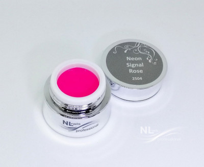 UV, LED barevný gel NEON SIGNAL ROSE